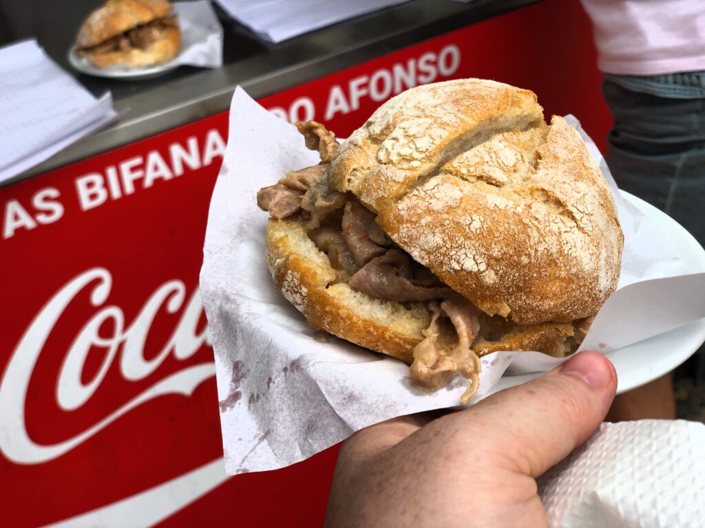 delicious bifana sandwich, as bifana do afonso (49652989992)